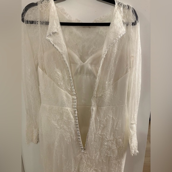 Christina Wu Long Sleeve Lace Bridal Gown #15622 - Picture 9 of 17